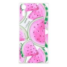 Tinggi Kualitas Semangka TPU Lembut Kantong Gas Belakang Case Cover untuk Sony Xperia XZ 5.2 Inci-Intl