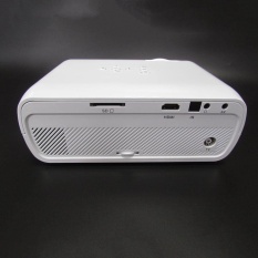Hign Kualitas Mini LED Proyektor Video Home Proyektor dengan Dukungan HDMI 1080 P untuk Home Cinema Theater TV Laptop Game Bisnis SD Smartphone-Putih-Intl