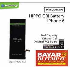Hippo Baterai Double Power Iphone 6 1810mAh Original - Real Capacity - Garansi Resmi 1 Tahun