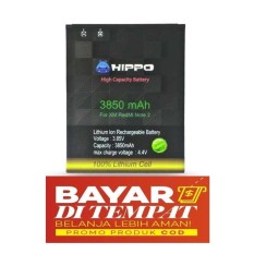 Hippo Baterai Double Power Xiaomi Redmi Note 2 3850mAh - Garansi Resmi 6 Bulan