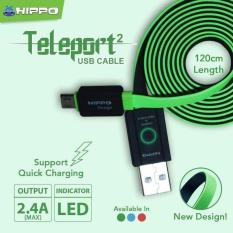 Hippo Teleport 2 Versi 2 Lightning Iphone 120 Cm Kabel Data