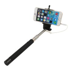 HKS AUkEy Remote Shutter Monopod untuk Outerdoor Tripod untuk Iphone (Hitam)