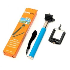 HKS Tongkat Selfie untuk Kamera Ponsel Monopod untuk Outerdoor untuk Smartphone dan Kamera Digital Ponsel Cm BIRU