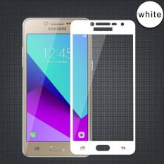 HMC Anti Gores Kaca / Tempered Glass Full Layar 2.5D For Samsung J2 Prime List Warna - Putih