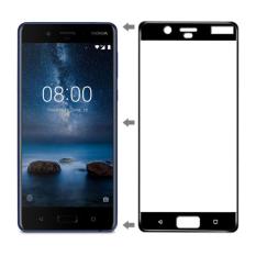 HMC Nokia 8 2017 - 2.5D Full Screen Tempered Glass - Lis Hitam