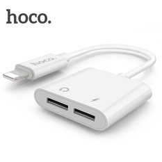 HOCO LS5 Danity Digital Portable Audio Converter untuk Apple Transmisi Data Putih-Intl