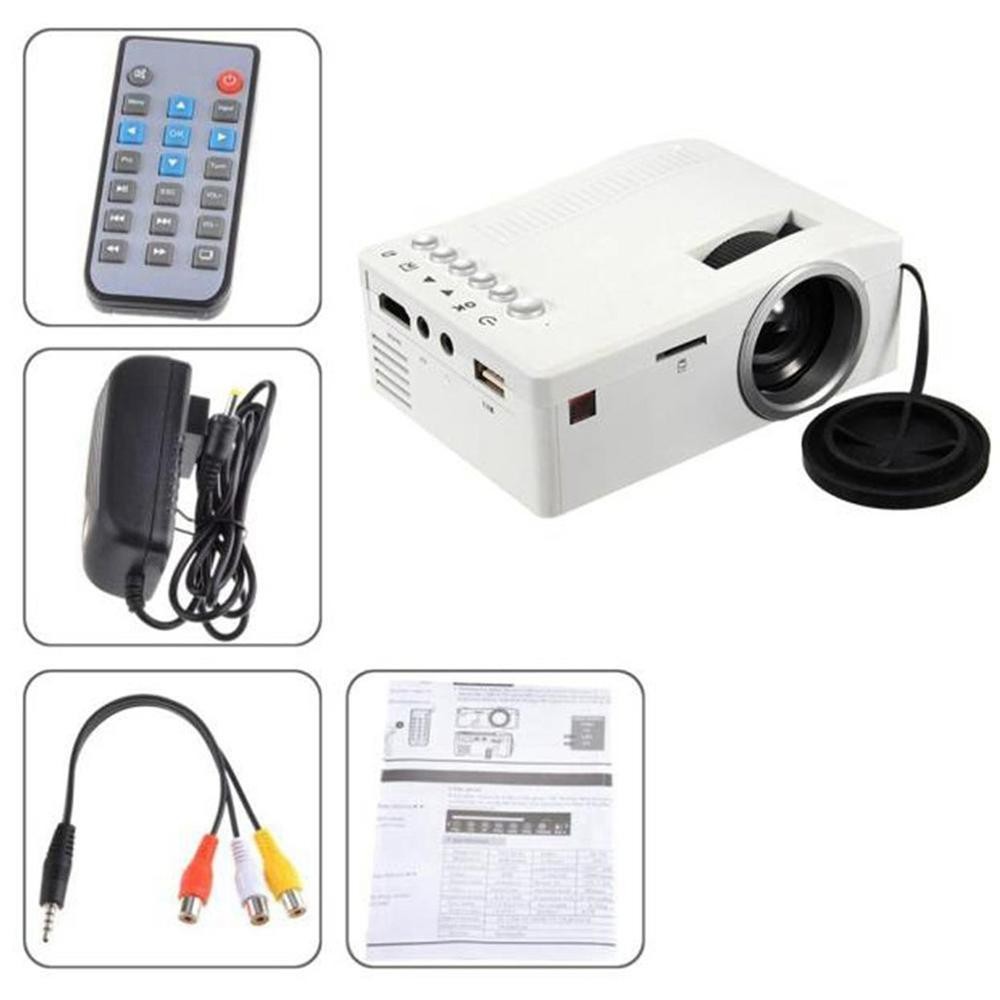 Home Cinema Audio Video Entertainment Device HD Ultra Mini LED Portable Projector - intl