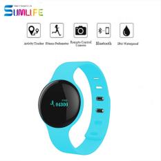 Hot Jual HIPERDEAL H8 Bluetooth Smart Kebugaran Sehat Gelang Langkah Sport Tidur Tracker Multi Bahasa Bluetooth Jam Tangan-Intl