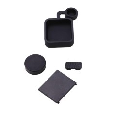 Hot Sale Kamera 4 Pcs Pelindung Lensa Pintu Baterai Case Cap Tutup Kit untuk GOPRO HERO 3 + 4 Camera -Intl