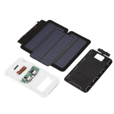 Hot Jual Aksesoris Teknologi 2A Dual USB Folding LED Tenaga Surya Panel Charger Portable untuk 606090 Baterai-Intl