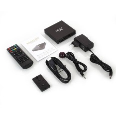 Hot Jual Aksesoris Teknologi Baru Set Top 4 K S905X 2 + 16g untuk Android 6.0 Quad Core HD TV WiFi VP9 Terbaru EU Plug-Intl