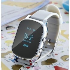 Hot T58 GPS Kid Aman Smart Watch Pribadi Locator Finder Locator Tracker Anti Kehilangan Smart Watch Elder Gelang untuk Kid Elder Anti Lelah Nyaman
