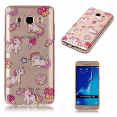 Hot Kelas Atas Unicorn TPU Lembut Kantong Gas Belakang Case Cover untuk Samsung Galaxy J5 (2016) J510 Case-Intl