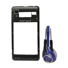 Pelat Rangka Panel LCD Tengah Bingkai Bezel untuk Lenovo P780 Perumahan dengan Kamera Lensa Kaca-Intl