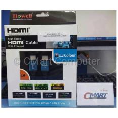 Howell Kabel HDMI to HDMI 3m 3 m meter Cable HWL-HDMM-300-14