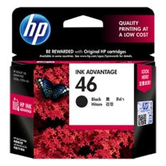 HP 46 Black Ink Cartridge - Hitam