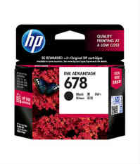 HP 678 Catridge Black / Tinta Printer