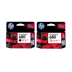 HP 680 Black + Colour INK Catridge