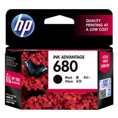 HP 680 Tinta Cartridge - F6V27AA - Hitam