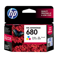HP 680 Tri-color Ink Cartridge