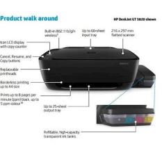 Hp Deskjet Gt 5820 All-In-One Printer Peripheral Komputer