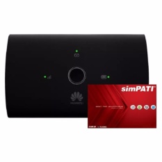 Huawei E5673 Modem MIFI 4G LTE Bundling Kartu Simpati 14GB - Hitam