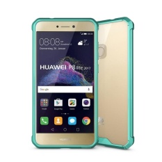 Huawei Honor 8 Lite dan P8 Lite (2017) Acrylic + TPU Transparan Armor Pelindung Case (Hijau) -Intl