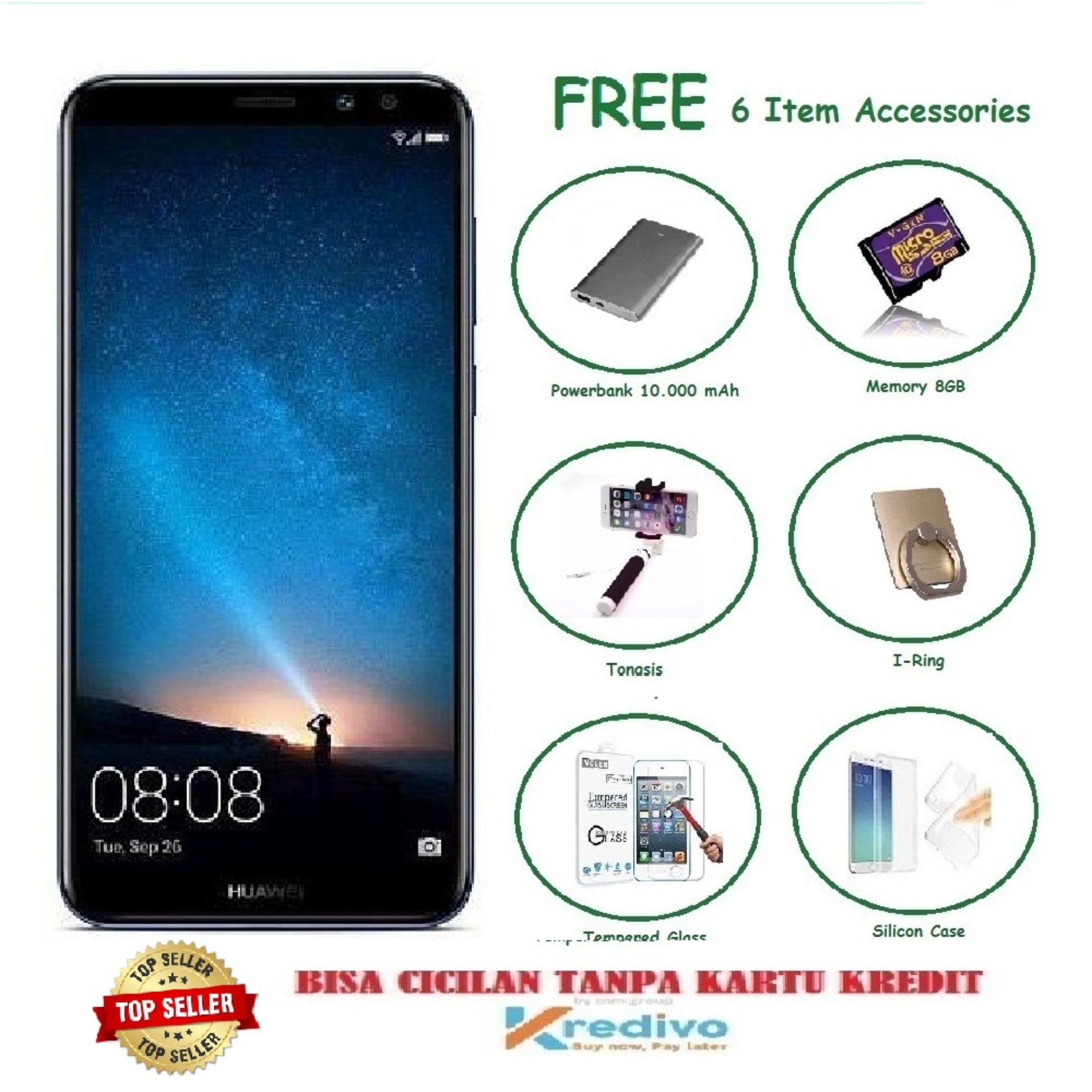 Huawei Nova 2i [4/64GB] - Dual Back & Front Camera + Free 6 Item Accessories