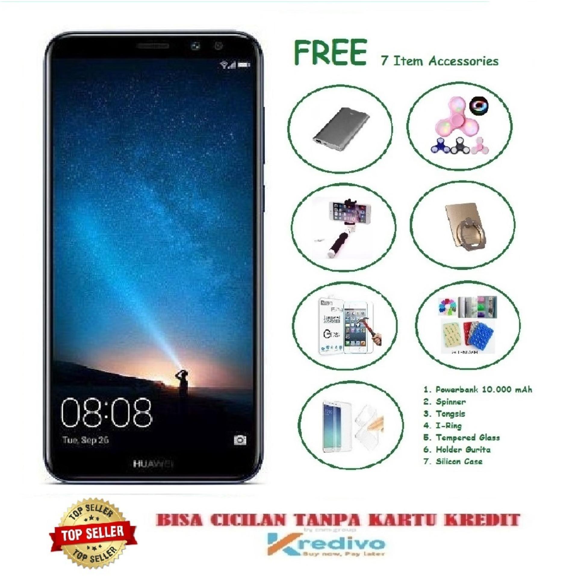 Huawei Nova 2i [4/64GB] - Dual Back & Front Camera + Free 7 Item Accessories