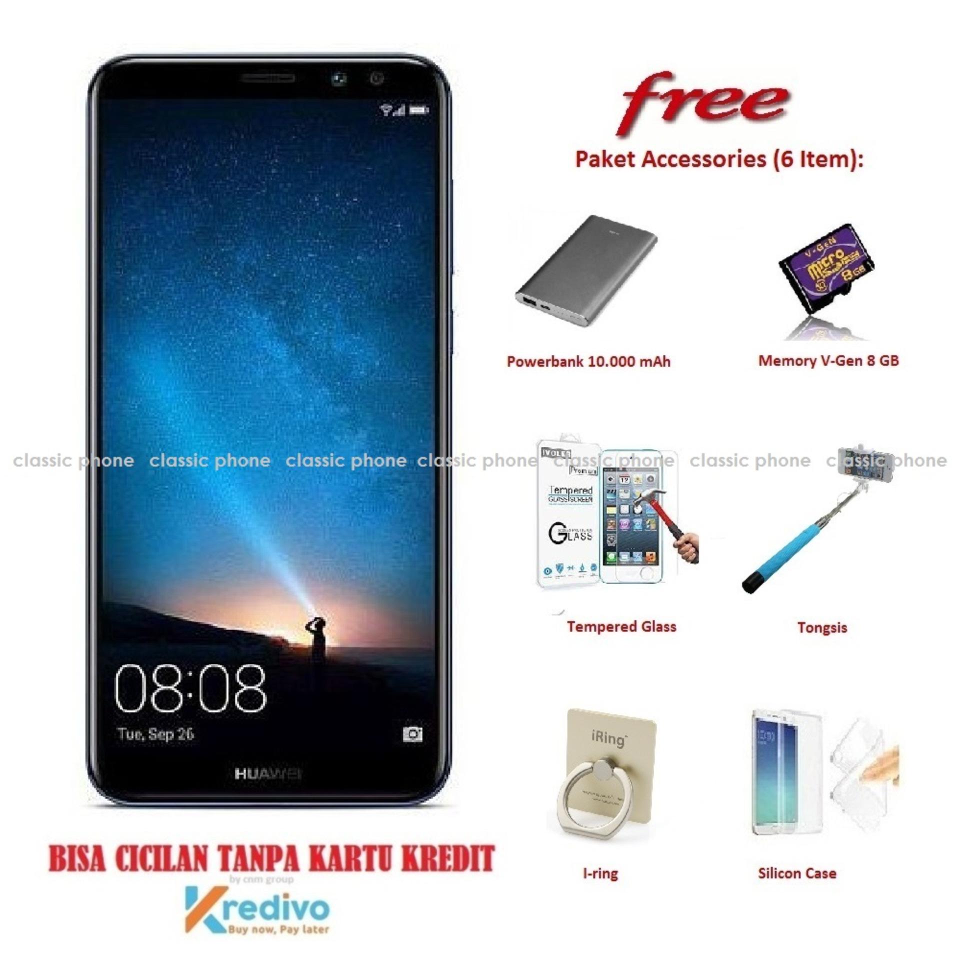 Huawei Nova 2i - 64GB, RAM 4GB, 4 Camera + Free 6 Item Accessories Huawei Nova 2i - 64GB, RAM 4GB, 4 Camera + Free 6 Item Accessories