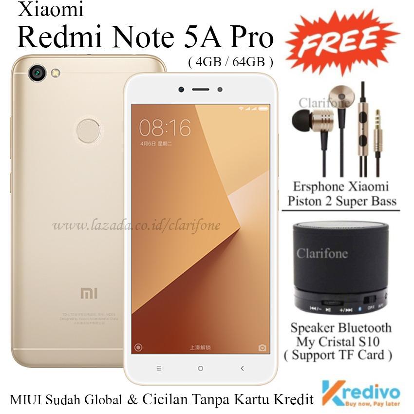 Xiaomi Redmi Note 5A Pro - Ram 4GB - Rom 64GB - 4G/LTE - Gold