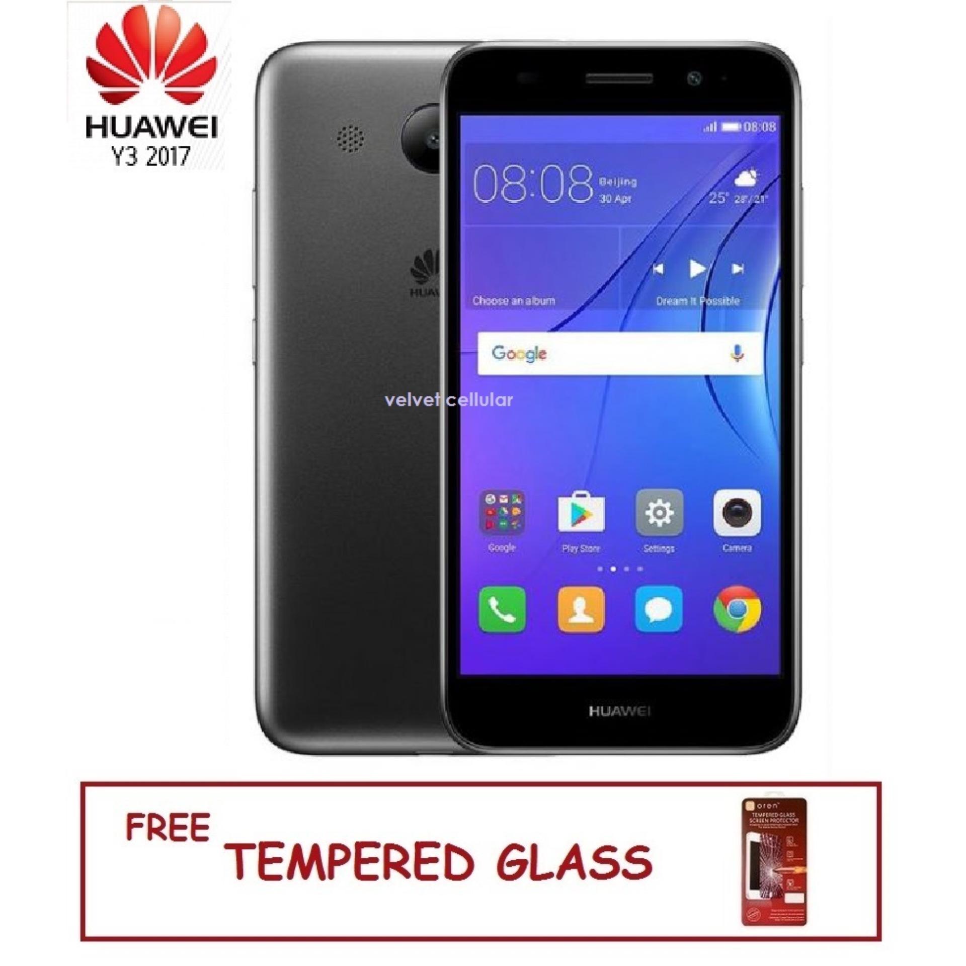 Huawei Y3 2017 [1/8GB] + Free Tempered Glass