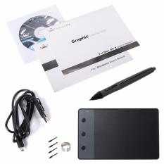 Huion H420 Usb Animation Digitizer Graphics Drawing Table, Design Grafis, Signature Pad Pen, Tablet Desain, Tulisan Tanda Tangan, Presentasi, Wacom Substitute Hitam