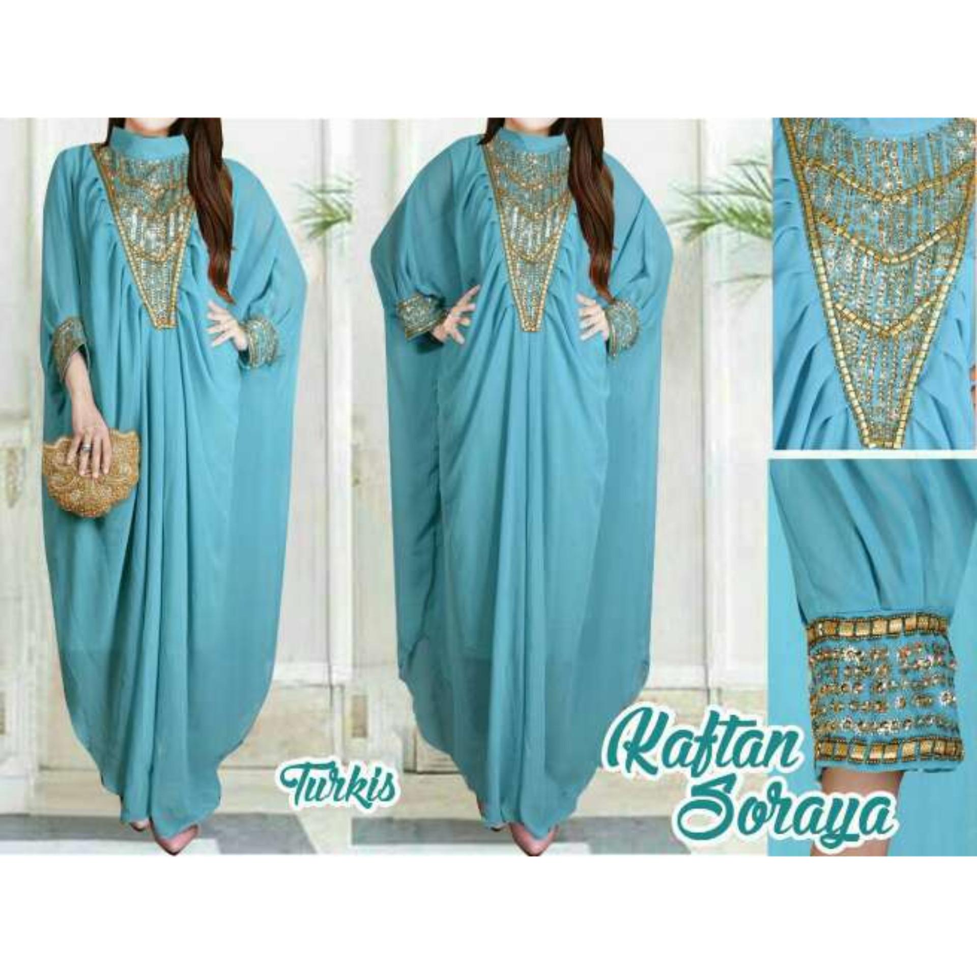 Humaira99 Kaftan Wanita Dress Muslimah Premium Ceruty