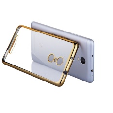 Hunter Softcase Ultrathin Shining List Chrome Aircase For Xiaomi Redmi 4 Prime - Gold