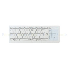 Huohu Wireless 2.4G Touch Keyboard Super Silent Hemat Daya Tinggi Panel Sentuh Sensitif E Keyboard Teknik Nyaman Sempurna keyboard dengan Kompatibilitas Lebar Menunggumu! (Putih)-Intl