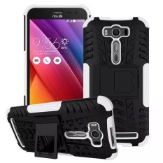 Hybrid TPU + PC Pelindung Penutup untuk Asus Zenfone 2 Laser ZE500KL (Putih).