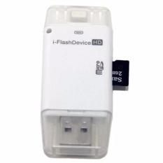 I-FlashDevice I-FlashDrive USB External Storage OTG For IOS Apple IPhone IPad (Putih)