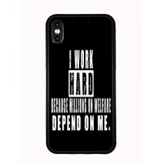 Aku Bekerja Keras Karena Jutaan Kesejahteraan Tergantung Pada Saya untuk IPhone X Anniversary Edition 2017 Case Cover Oleh Atomic MARKET-Intl
