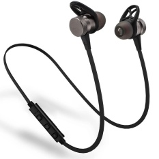 IBERL 1PC Sport Wireless Bluetooth Headphone Stereo Super Bass Headset Earphones Magnetic black - intl
