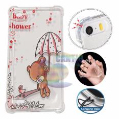 Icantiq Case Anti Crack 3D Oppo A33 Neo 7 Case Luxury Animasi Sweet Brown Bear Softcase Anti Jamur Air Case 0.3mm / Silicone Oppo A33 Neo 7 / Soft Case / Silikon Anti Shock / Case Hp / Case 3D / Anti Crack Gambar / Case Unik - 2
