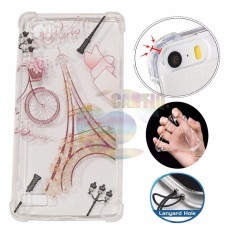 Icantiq Case Anti Crack 3D Oppo A33 Neo 7 Case Luxury Animasi Vintage Eiffel Paris Softcase Anti Jamur Air Case 0.3mm / Silicone Oppo A33 Neo 7 / Soft Case / Silikon Anti Shock / Case Hp / Case 3D / Anti Crack Gambar / Case Unik - 2