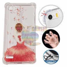 Icantiq Case Anti Crack 3D Oppo A37 Neo 9 Case Luxury Animasi Beautiful Girls With Wedding Dress Red Softcase Anti Jamur Air Case 0.3mm / Silicone Oppo A37 Neo 9 / Soft Case / Silikon Anti Shock / Case Hp / Case 3D / Anti Crack Gambar / Case Unik - 10