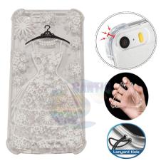Icantiq Case Anti Crack 3D Oppo F1S A59 Case Luxury Wedding Dress Softcase Anti Jamur Air Case 0.3mm / Silicone Oppo F1S A59 / Soft Case / Silikon Anti Shock / Case Hp / Case 3D / Anti Crack Gambar / Case Unik - 2