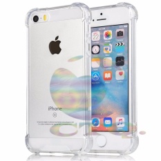 Icantiq Case For Apple iPhone5 / iPhone 5 / iPhone 5G / iPhone 5SE / iP 5 Ultrathin Anti Shock / Anti Crack Luxury Softcase Anti Jamur Air Case 0.3mm / Silicone iPhone 5 / Soft Case / Case Hp - Putih Transparant