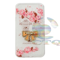 Icantiq Case For Xiaomi Redmi Note 4X Softshell Mutiara Animasi Vintage Sangkar Burung + Holder Ring Pita Soft Case / Soft Back Case / Sillicone / Casing Handphone / Casing HP / Case Xiaomi Redmi Note 4X / Case Unik - 5