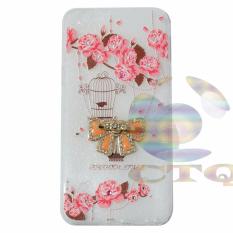 Icantiq Case Vivo Y55 Softshell Luxury Diamond Animasi Vintage Sangkar Burung + Holder Ring Pita Soft Case / Soft Back Case / Sillicone / Casing Handphone / Casing HP / Case Vivo Y55 / Case Unik - 5