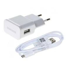 Icantiq Charger Samsung Travel Charger Head + Cable Data Micro Charger Samsung j5 / Charging Samsung s4 / Charger Samsung j1 ace  - White/Putih