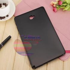 Icantiq Silicone Case Samsung Galaxy Tab A 2016 10.1 inch With S-Pen P580 P585 Ultrathin Elegant Softcase Anti Jamur Air Case 0.3mm / Jelly Case Samsung Tab A 2016 P580 P585 / Case Samsung Tab P585 P580 / Sarung Case / Silikon Case - Hitam