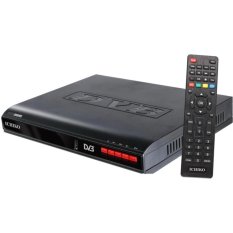 Ichiko Set Top Box DVB-T2 TV Digital Gambar Tanpa Semut - Hitam